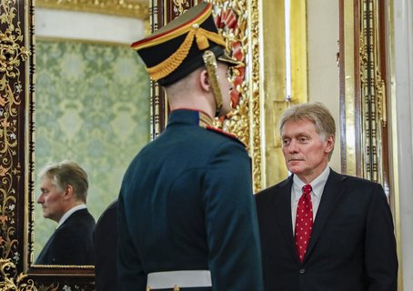 Dmitri Peskov ce 23 mai à Moscou 